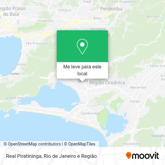 Real Piratininga mapa