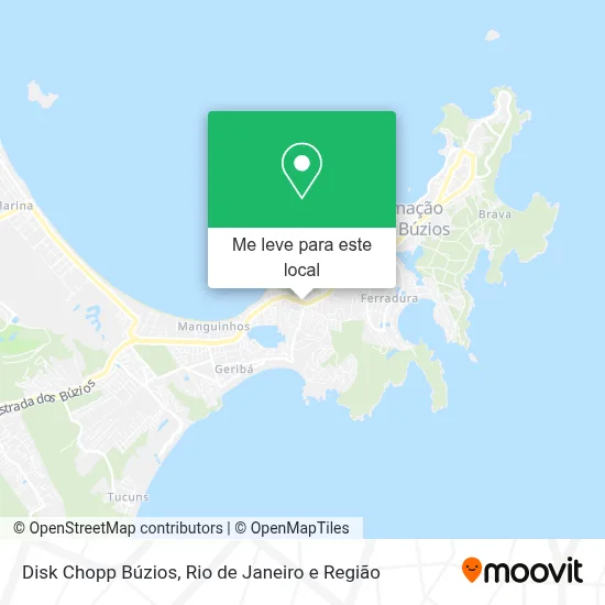 Disk Chopp Búzios mapa