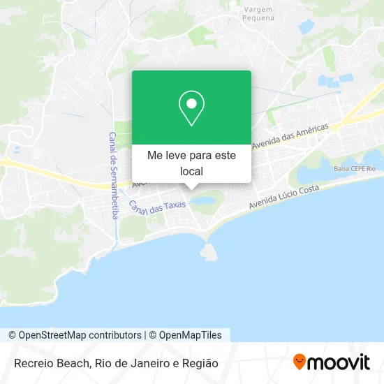 Recreio Beach mapa