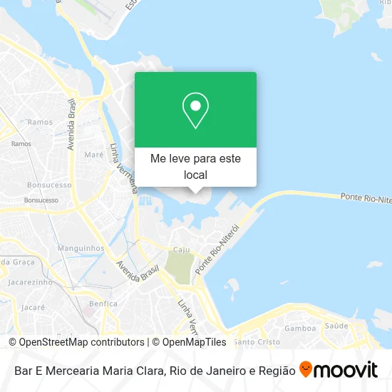 Bar E Mercearia Maria Clara mapa