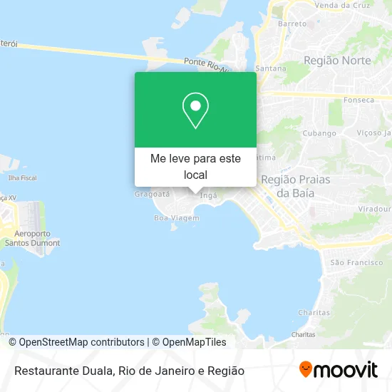 Restaurante Duala mapa