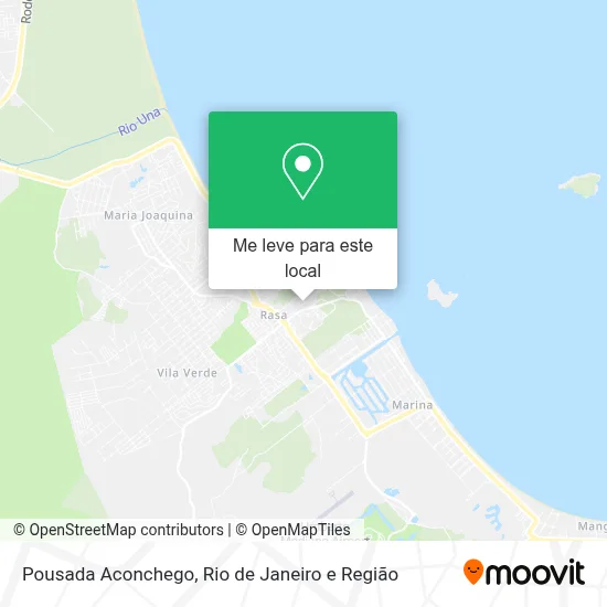 Pousada Aconchego mapa