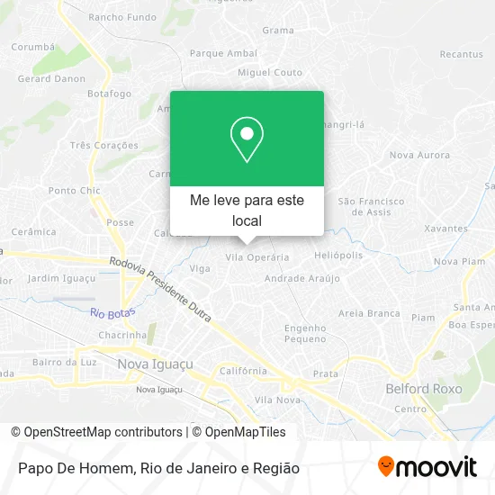 Papo De Homem mapa