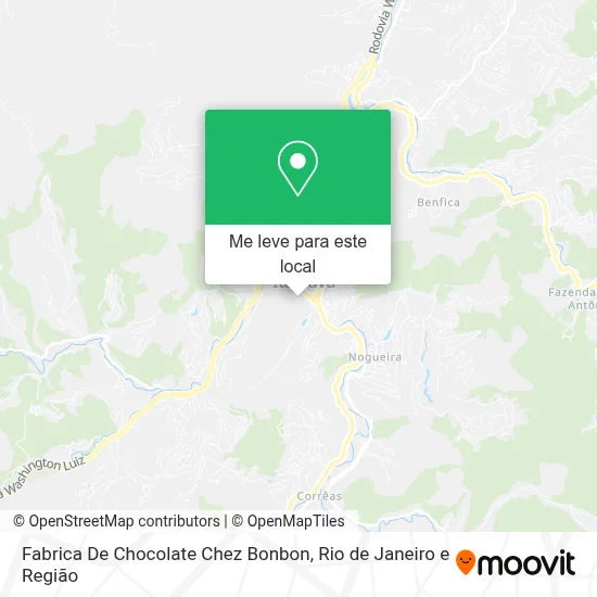 Fabrica De Chocolate Chez Bonbon mapa
