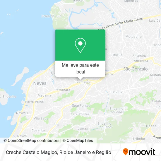 Creche Castelo Magico mapa