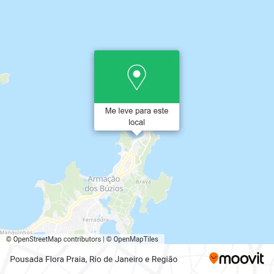 Pousada Flora Praia mapa