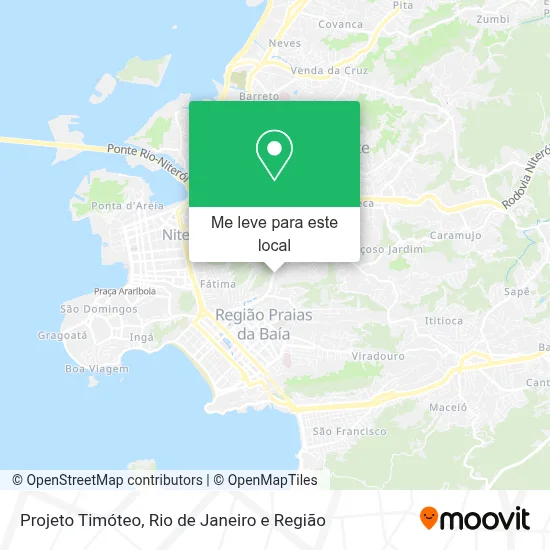 Projeto Timóteo mapa