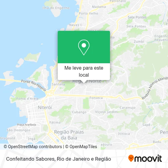 Confeitando Sabores mapa