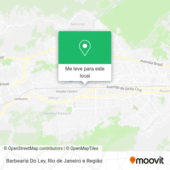 Barbearia Do Ley mapa