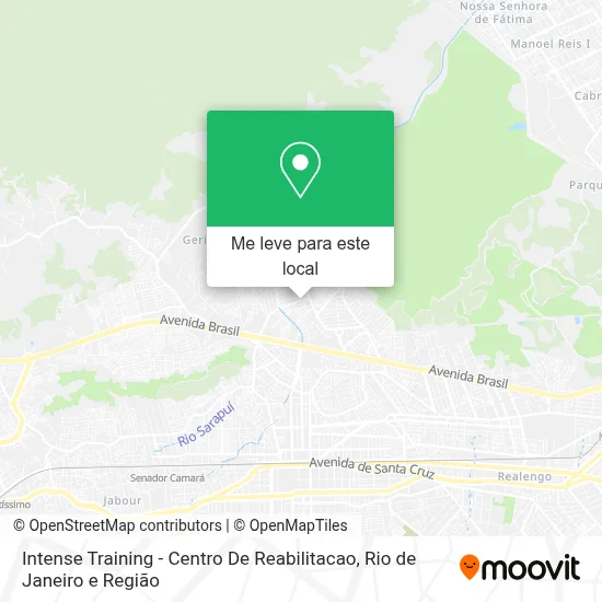 Intense Training - Centro De Reabilitacao mapa