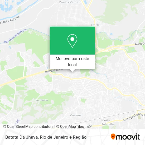 Batata Da Jhava mapa