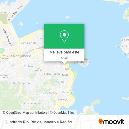 Quadrado Rio mapa