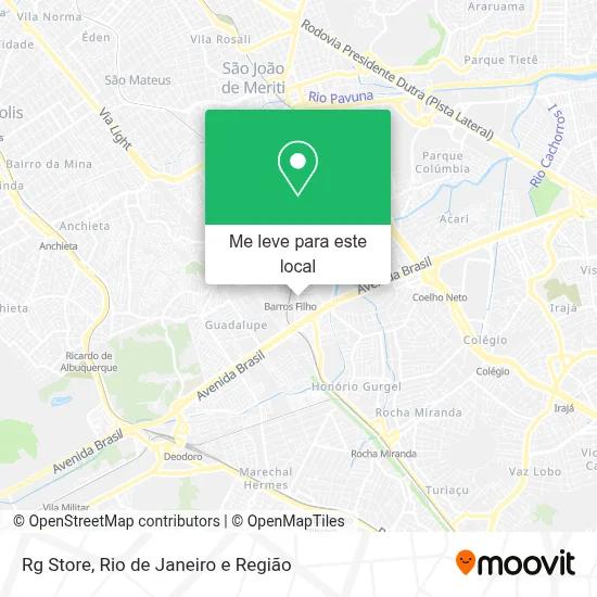 Rg Store mapa