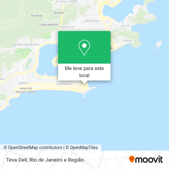 Teva Deli mapa