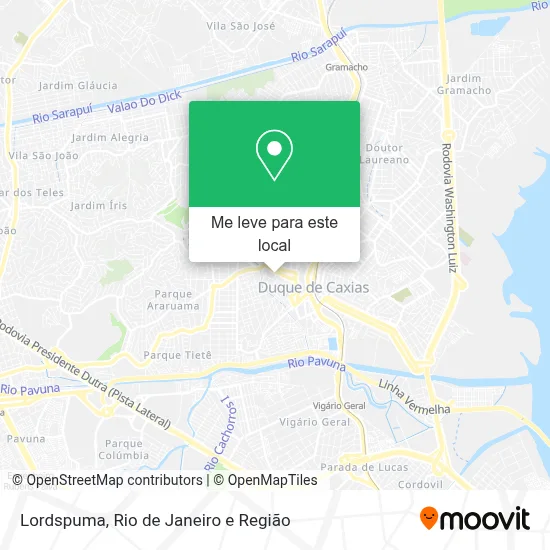 Lordspuma mapa