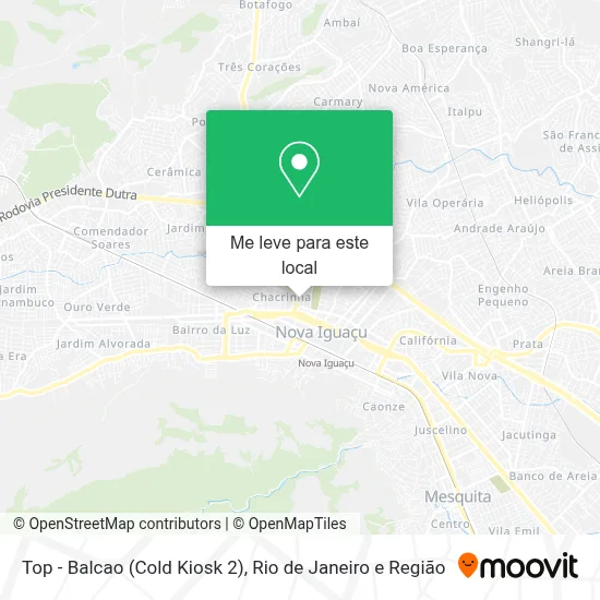 Top - Balcao (Cold Kiosk 2) mapa