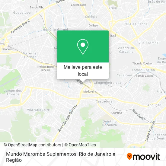 Mundo Maromba Suplementos mapa