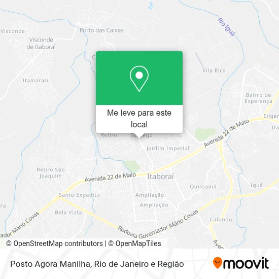 Posto Agora Manilha mapa