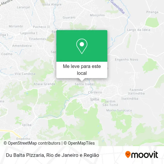 Du Balta Pizzaria mapa