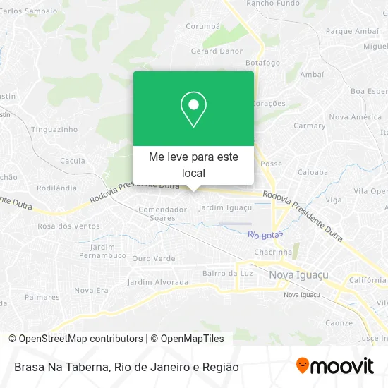 Brasa Na Taberna mapa