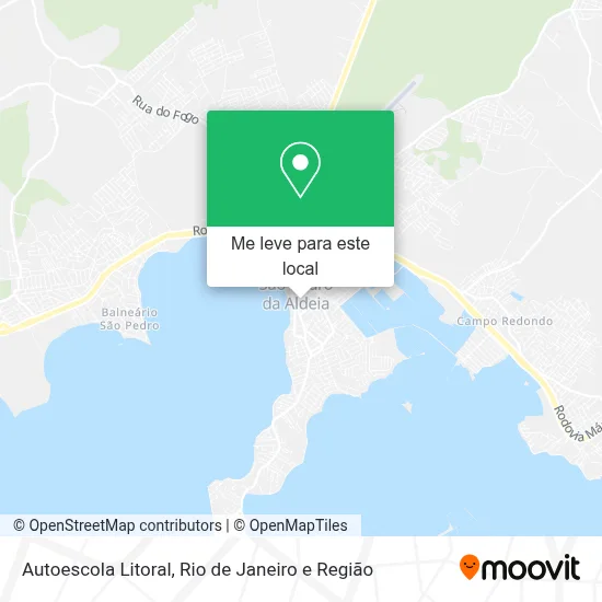 Autoescola Litoral mapa