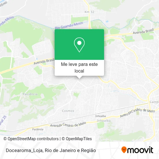 Docearoma_Loja mapa