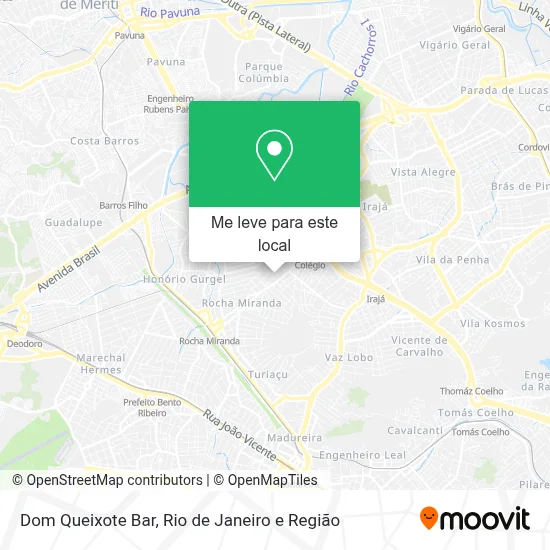 Dom Queixote Bar mapa