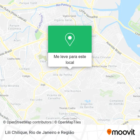 Lili Chilique mapa