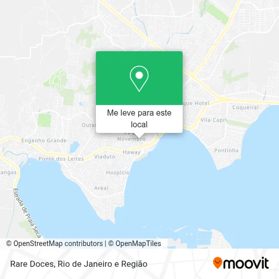 Rare Doces mapa
