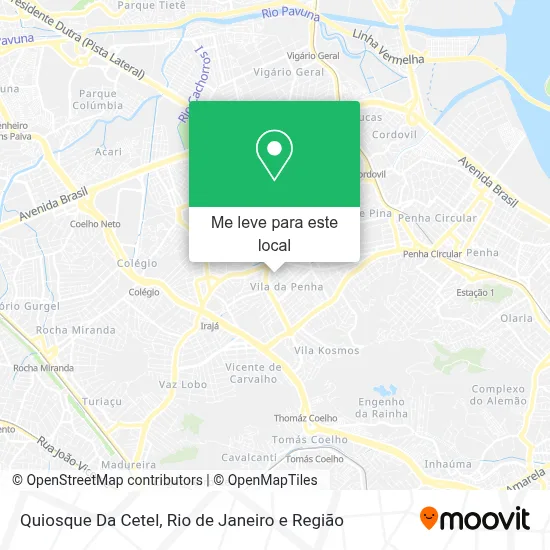 Quiosque Da Cetel mapa