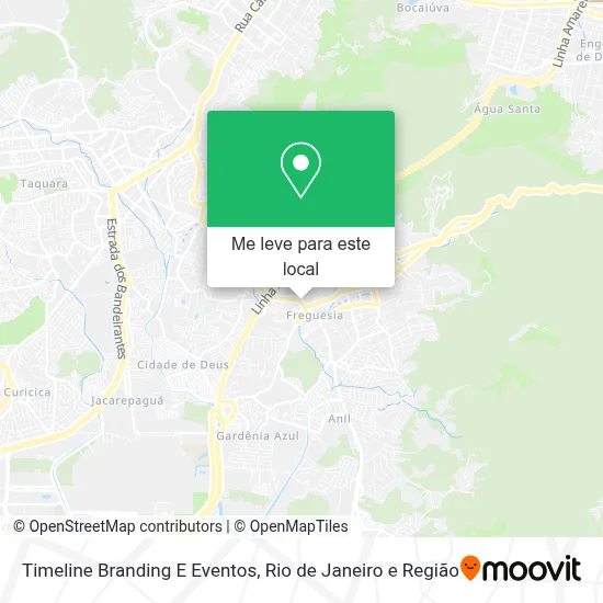 Timeline Branding E Eventos mapa