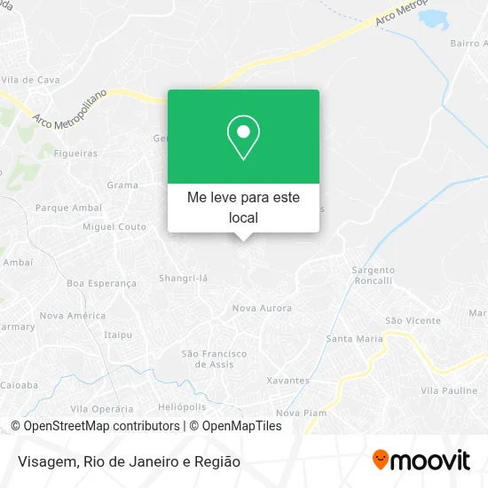 Visagem mapa