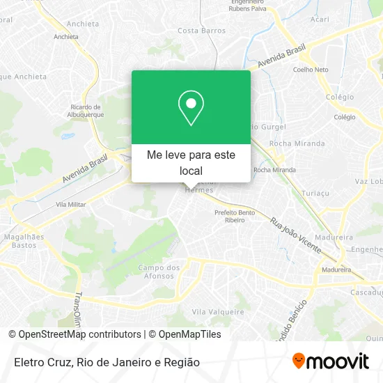 Eletro Cruz mapa