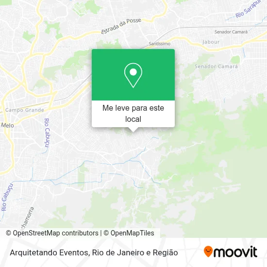 Arquitetando Eventos mapa