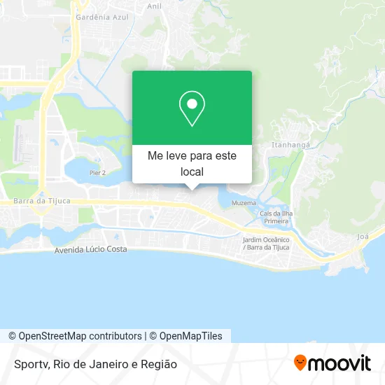Sportv mapa