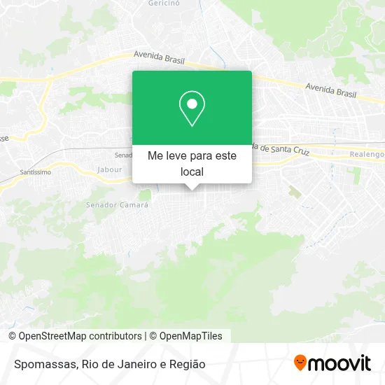 Spomassas mapa