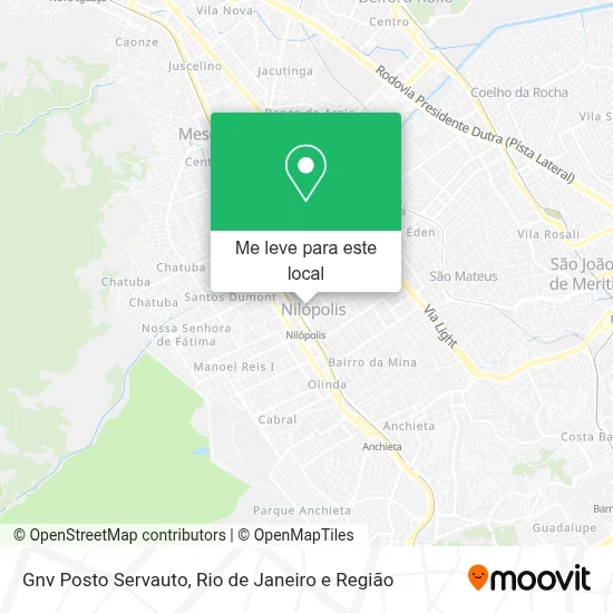 Gnv Posto Servauto mapa