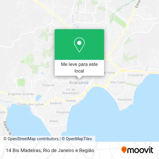 14 Bis Madeiras mapa