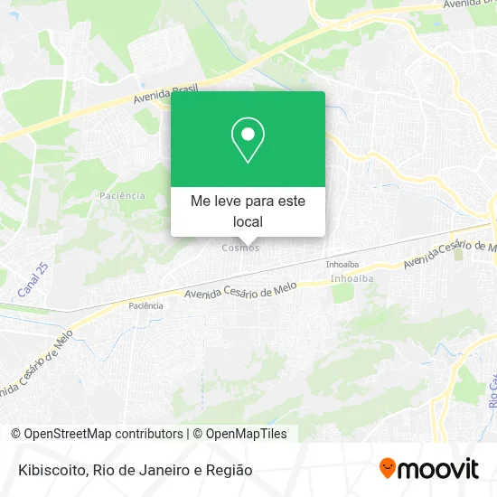 Kibiscoito mapa