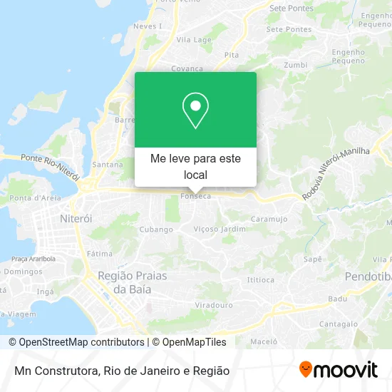 Mn Construtora mapa