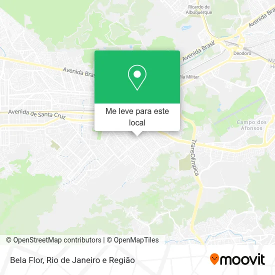Bela Flor mapa