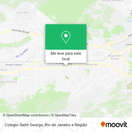 Colegio Saint George mapa