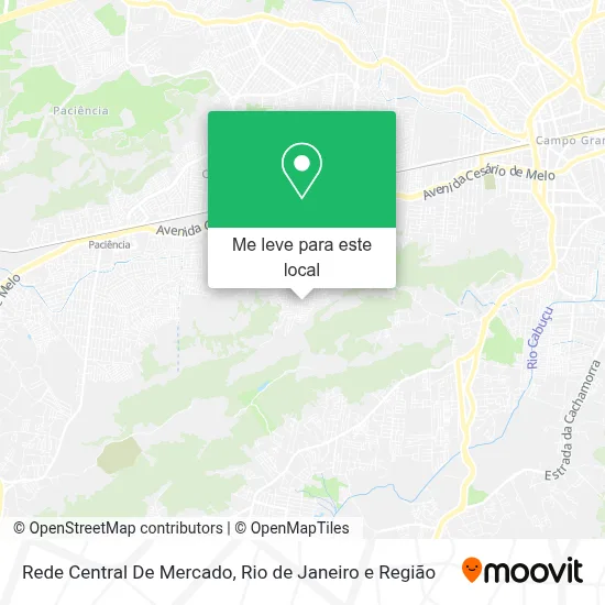 Rede Central De Mercado mapa