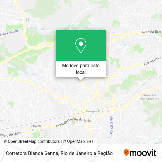 Corretora Bianca Senna mapa