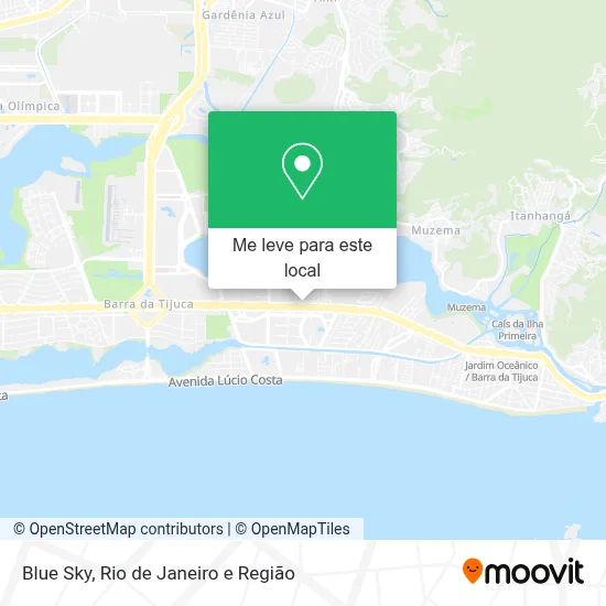 Blue Sky mapa