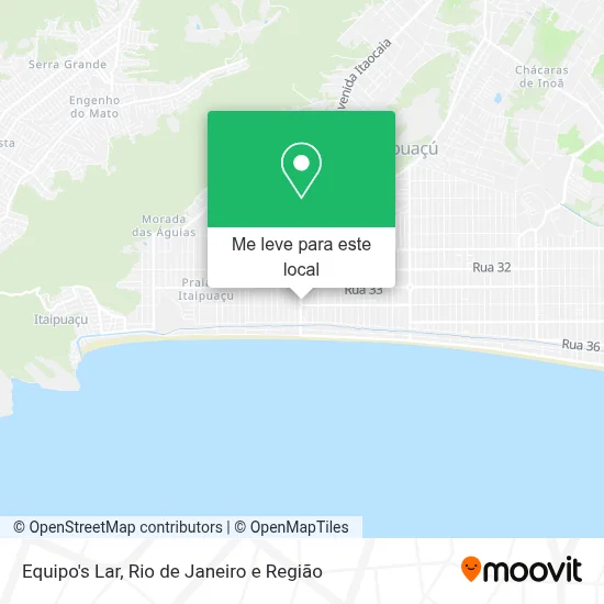 Equipo's Lar mapa
