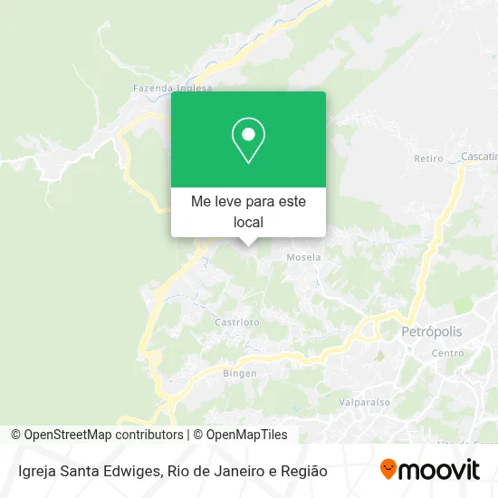 Igreja Santa Edwiges mapa