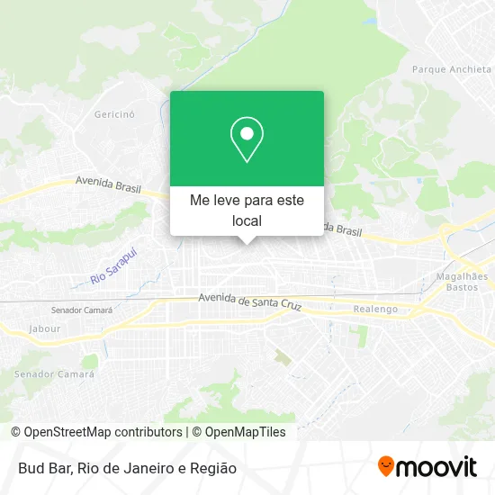 Bud Bar mapa