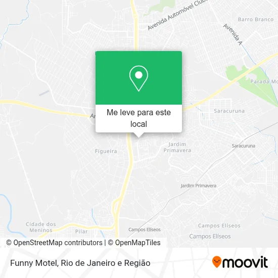 Funny Motel mapa