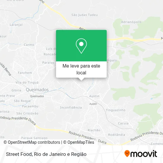 Street Food mapa